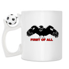 Кружка с футбольным мячиком