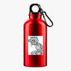 Металлическая бутылка 400 мл UV-DTF