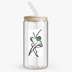 Банка с бамбуковой крышкой