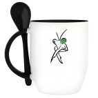 Кружка с ложкой