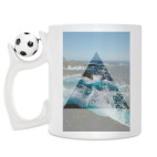 Кружка с футбольным мячиком