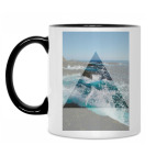 Кружка двухцветная