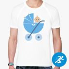 Мужская спортивная футболка