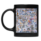 Кружка цветная UV-DTF