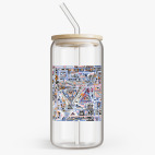 Банка с бамбуковой крышкой