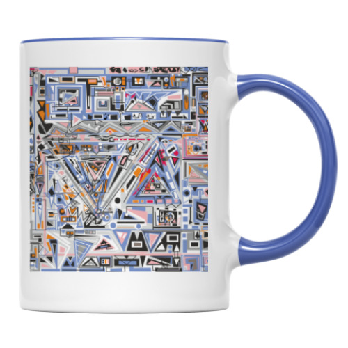 Кружка с принтом Ташизм