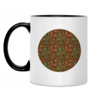 Кружка двухцветная