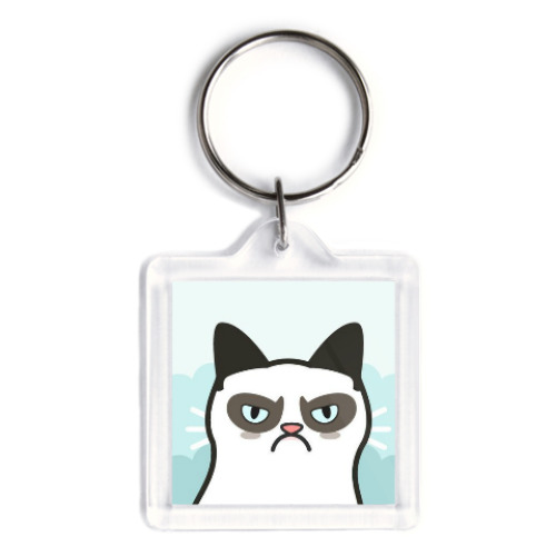 Брелок Grumpy Cat