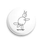 Кот на скейте