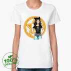 Женская футболка органик