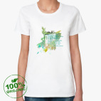 Женская футболка органик