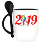 Кружка с ложкой