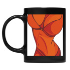 Кружка цветная UV-DTF