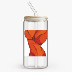 Банка с бамбуковой крышкой