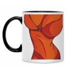 Кружка двухцветная