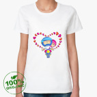 Женская футболка органик