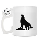 Кружка с футбольным мячиком