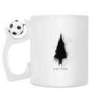 Кружка с футбольным мячиком