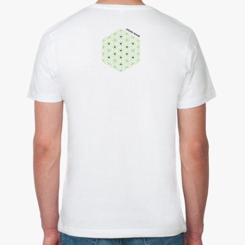 Футболка из органик-хлопка с принтом Гармонизатором Жизни