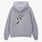 Толстовка худи оверсайз