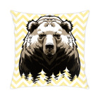 Подушка 35x35 см Суровый Медведь