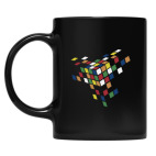 Кружка цветная UV-DTF