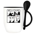 Кружка с ложкой