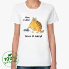 Женская футболка органик