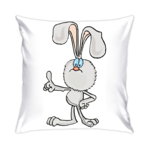Подушка с принтом Rabbit