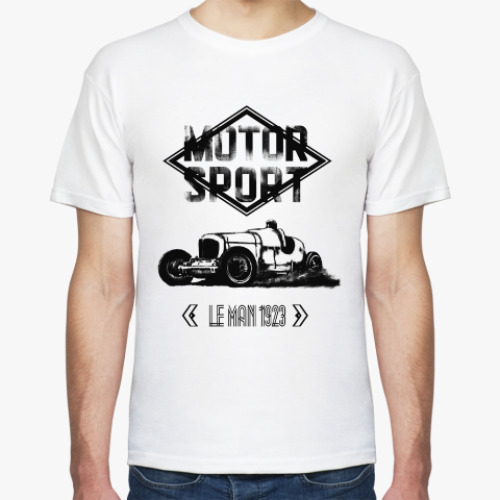 Футболка с принтом автомобиль