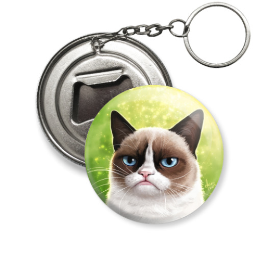 Брелок-открывашка Grumpy Cat