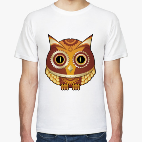 Футболка с принтом Steamy Owl
