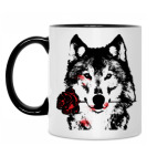 Кружка двухцветная