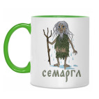 Двухцветная кружка Семаргл