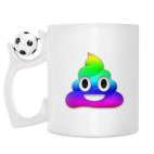 Кружка с футбольным мячиком