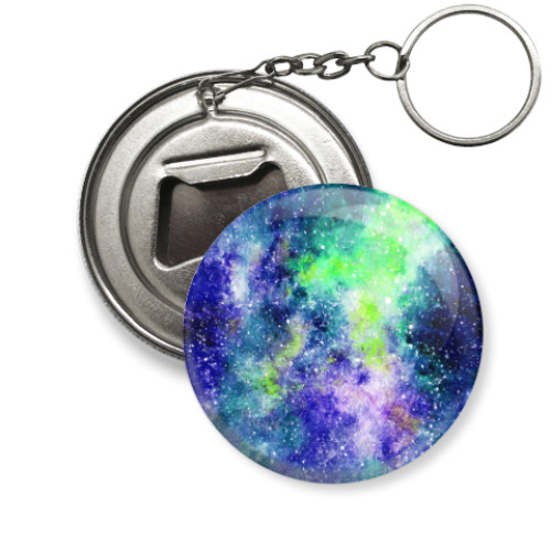 Брелок-открывашка с принтом Космос