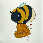 Шмель с мотком