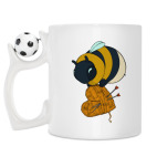Кружка с футбольным мячиком