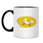 Кружка двухцветная