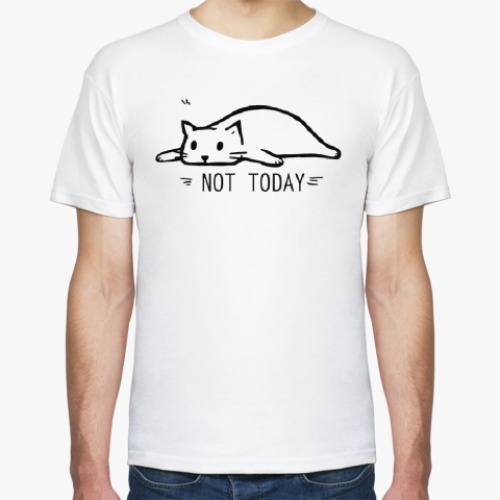 Футболка NOT TODAY / НЕ СЕГОДНЯ / КОТ