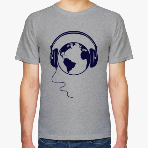 Футболка с принтом DJ Planeta