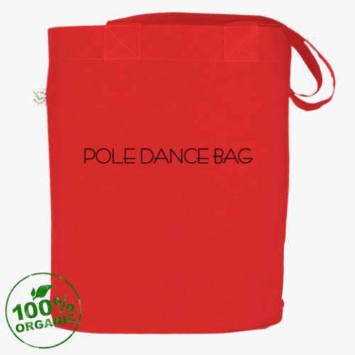 Сумка шоппер с принтом I am pole dancer