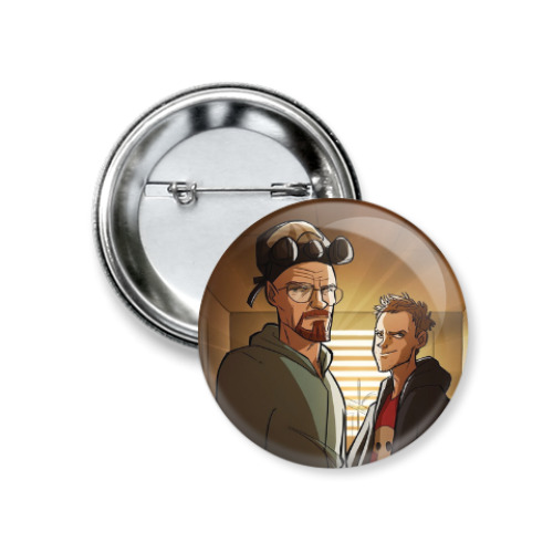 Значок 37мм с принтом Во все тяжкие