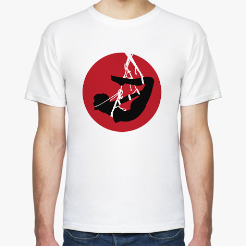 Футболка Силуэт связанной девушки #6 от M&K ART