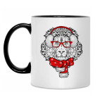 Кружка двухцветная