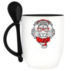 Кружка с ложкой