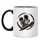 Кружка двухцветная