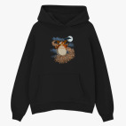 Толстовка худи оверсайз