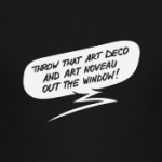 Throw that art deco!