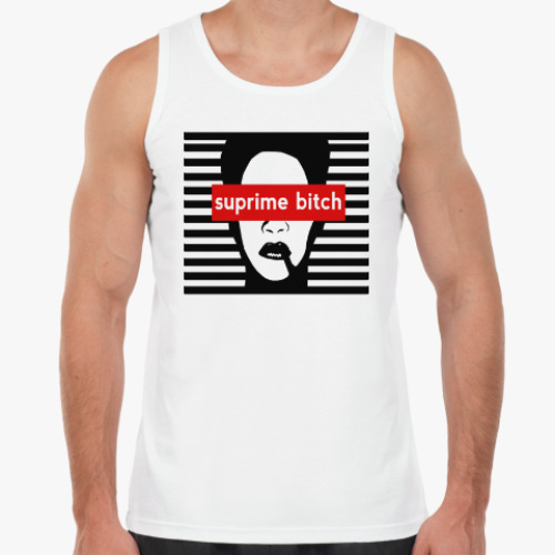 Майка с принтом Suprime bitch
